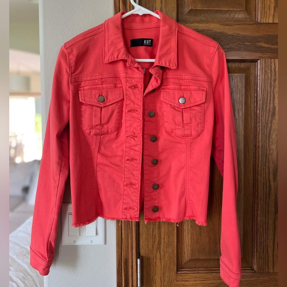 Kut jean jacket; size XS